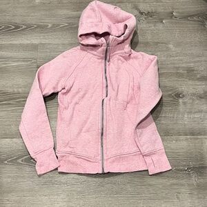 Lululemon Scuba Full Zip (heathered pink)